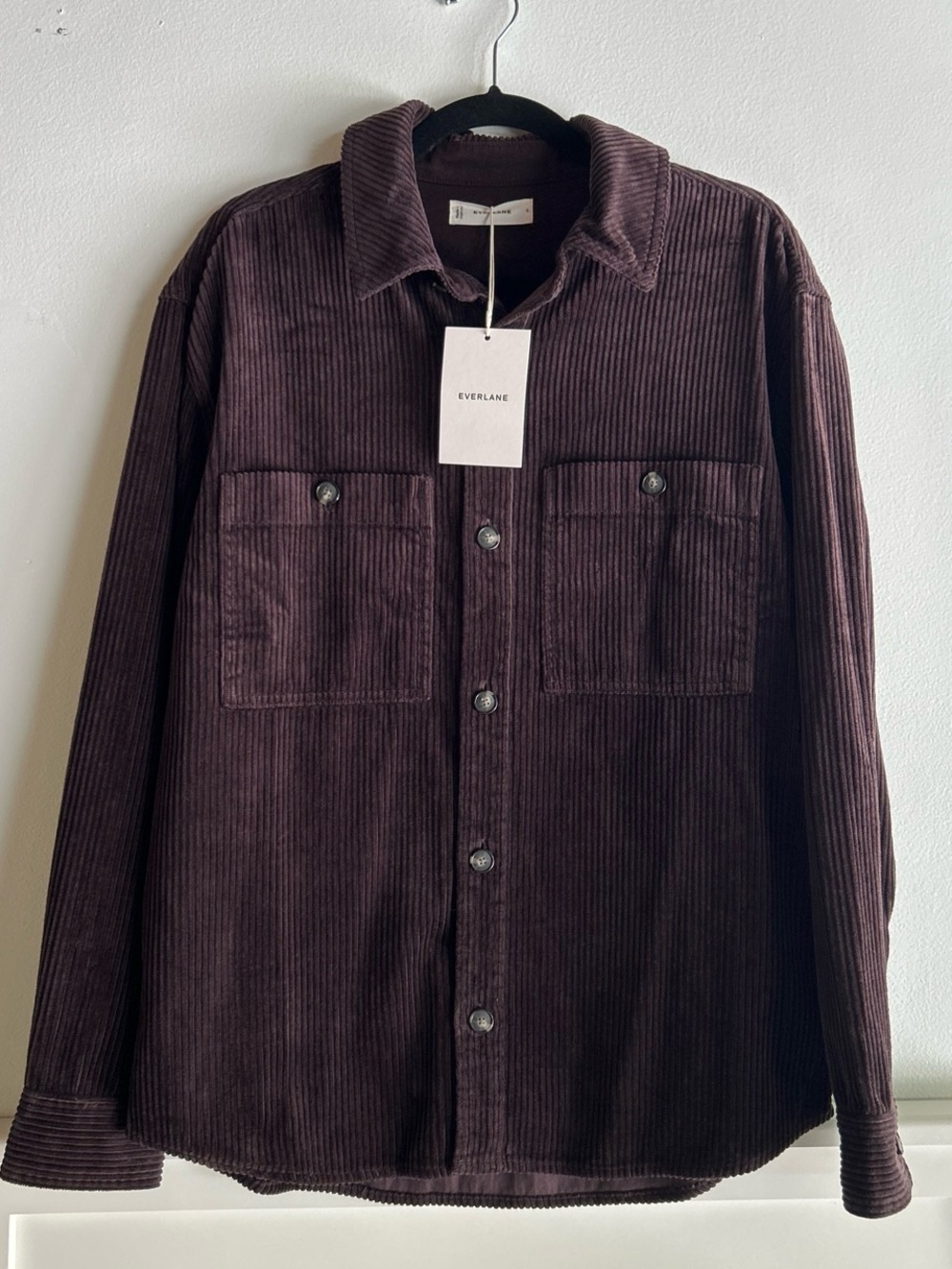 Everlane Men's Corduroy Overshirt - Dark Brown